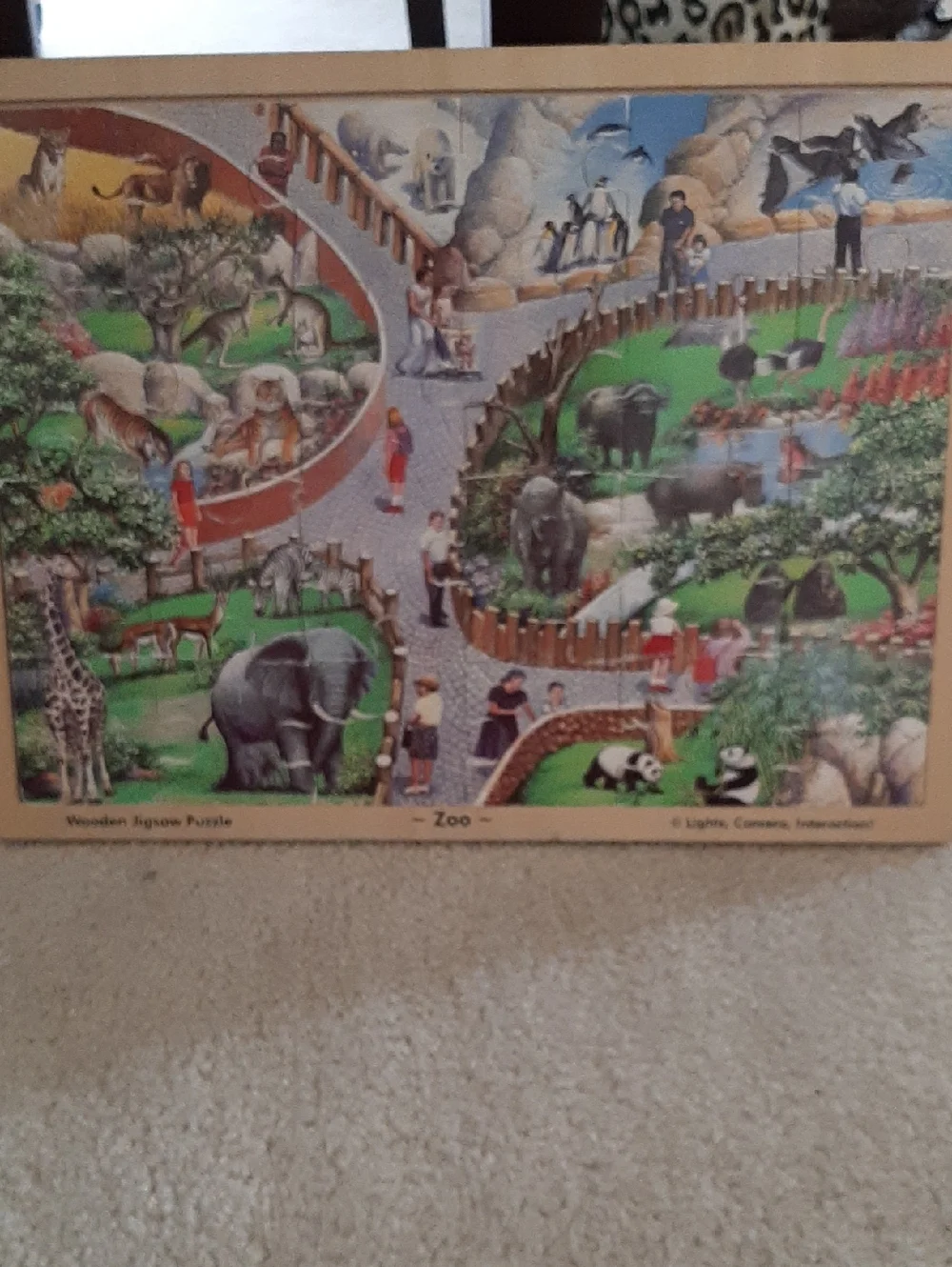 Melissa & Doug Wooden Jigsaw Tray Puzzle - 24 Pieces